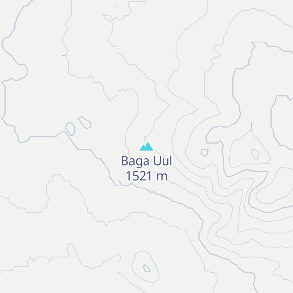 Map of Baga Uul