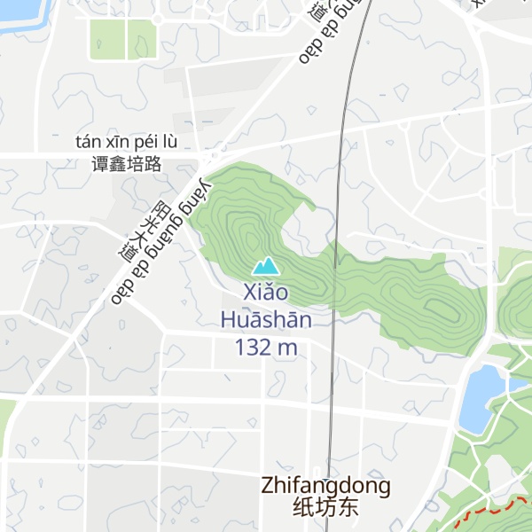 Map of Xiǎo Huāshān