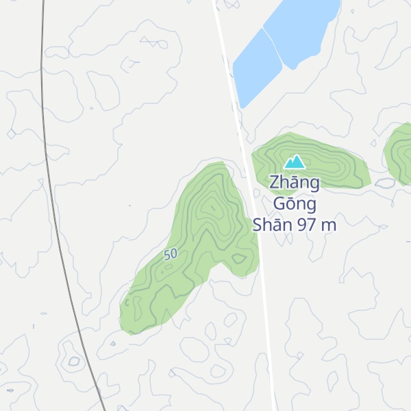 Map of Xiānrénshān
