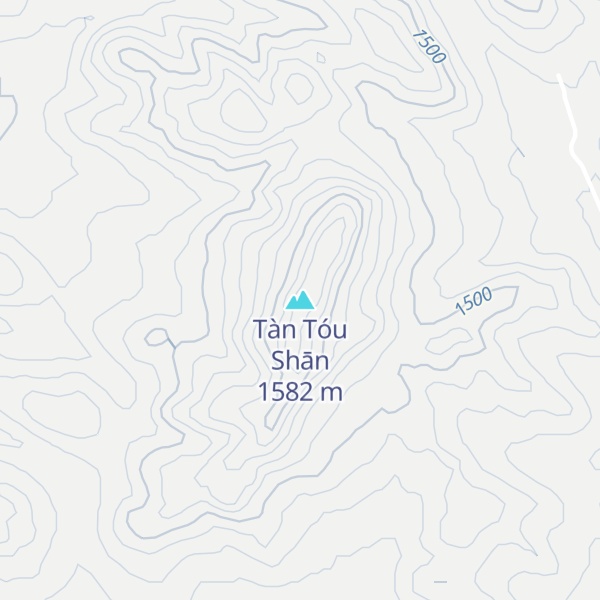 Map of Tàn Tóu Shān