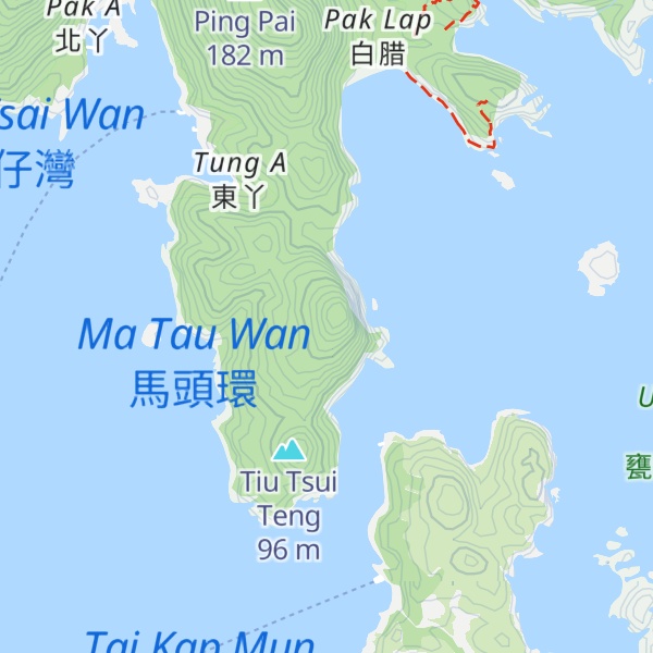 Map of Pak Fu Shan