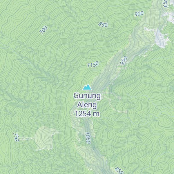 Map of Gunung Aleng