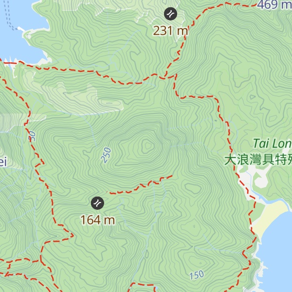 Map of Tai Mun Shan