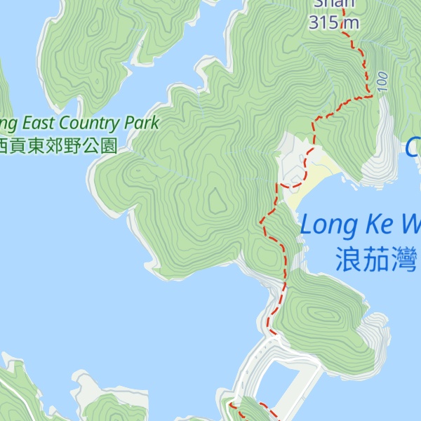 Map of Tuk Ngu Shan