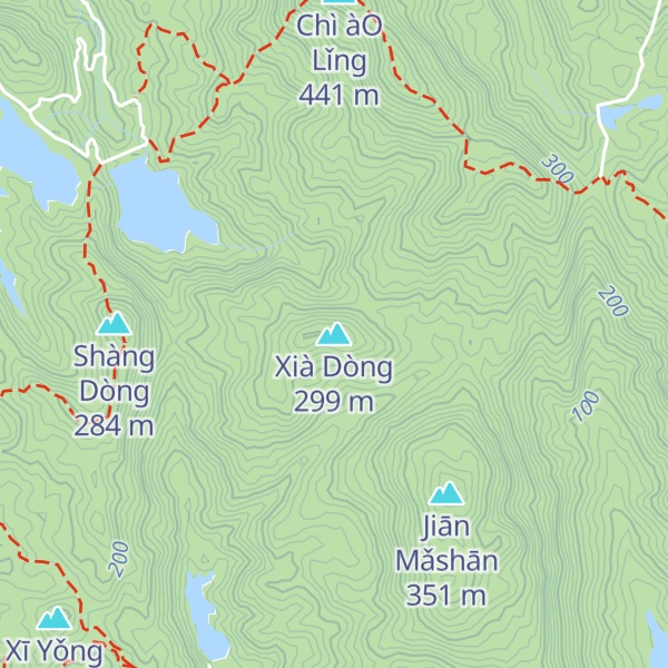 Map of Xià Dòng