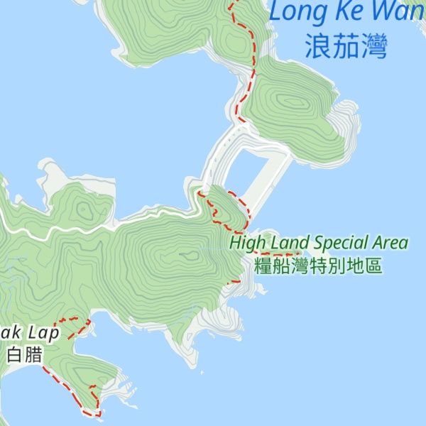 Map of Xì Huāshān