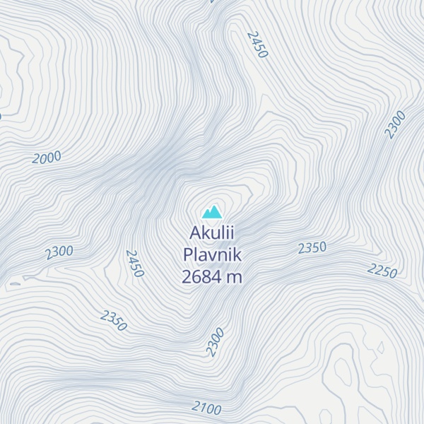 Map of Akulii Plavnik