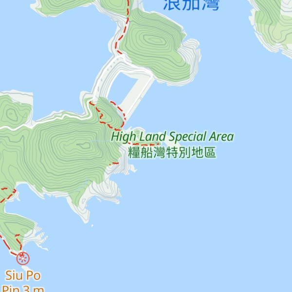 Map of Po Pin Chau Teng