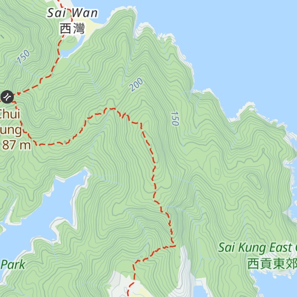 Map of Sai Wan Shan