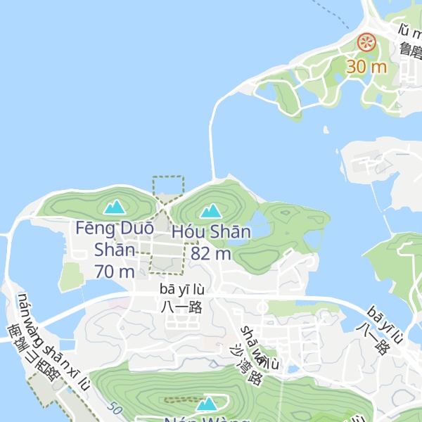 Map of Hóu Shān