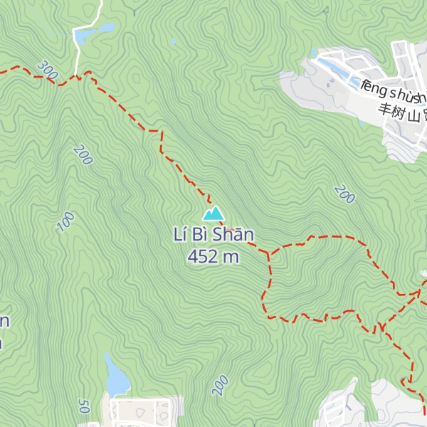 Map of Lí Bì Shān