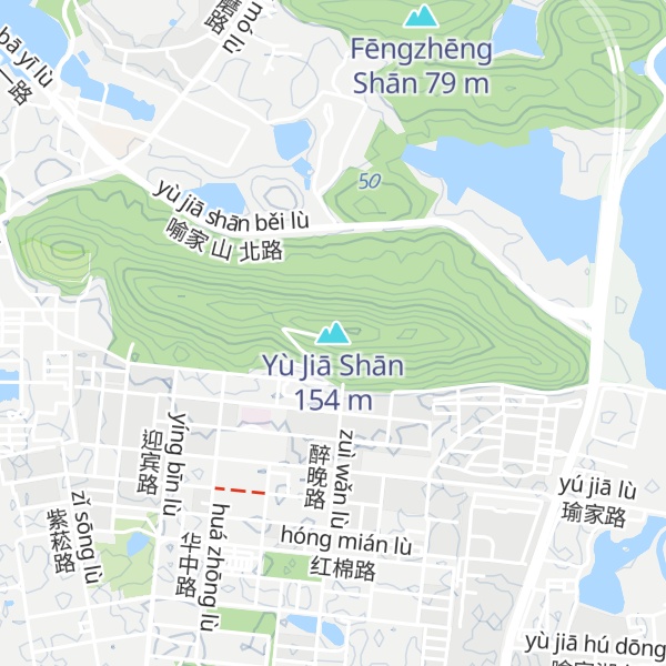 Map of Yù Jiā Shān