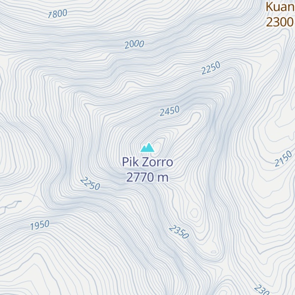 Map of Pik Zorro