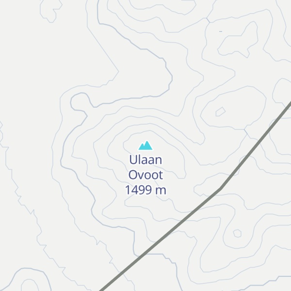 Map of Ulaan Ovoot