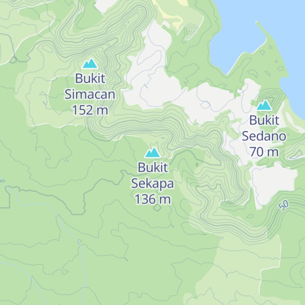 Map of Bukit Sekapa