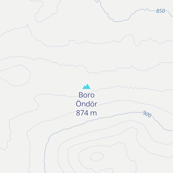 Map of Boro Öndör