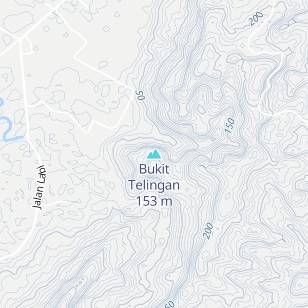 Map of Bukit Telingan
