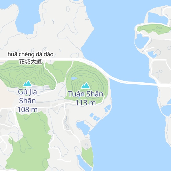 Map of Tuán Shān