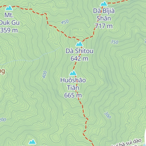 Map of Huǒshāo Tiān