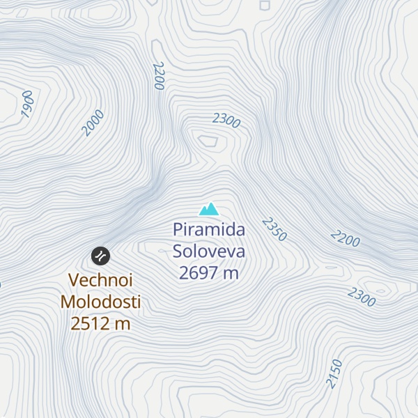 Map of Piramida Soloveva