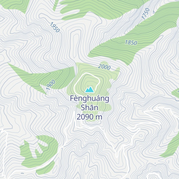 Map of Fènghuáng Shān