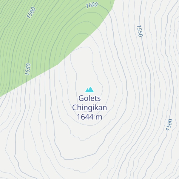 Map of Golets Chingikan
