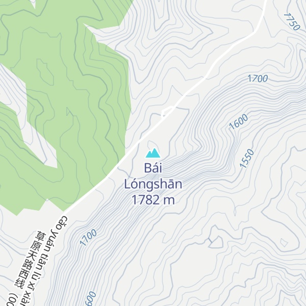 Map of Bái Lóngshān