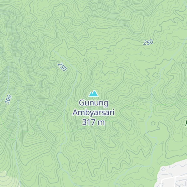 Map of Gunung Ambyarsari