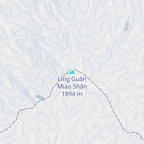 Map of Líng Guān Miào Shān