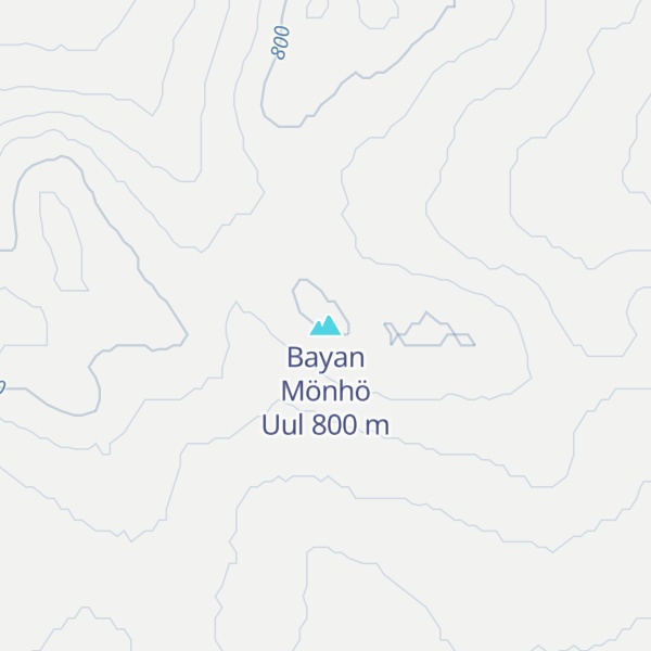 Map of Bayan Mönhö Uul
