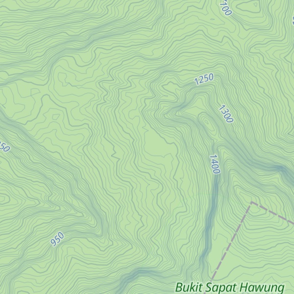 Map of Gunung Pacingapan