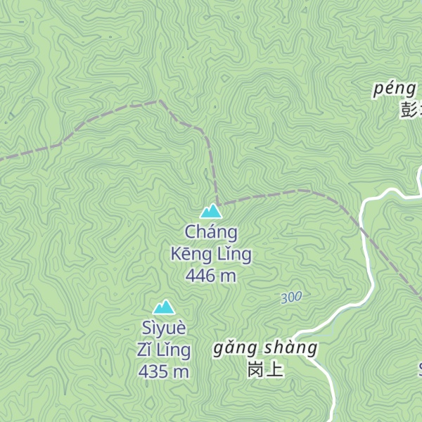 Map of Cháng Kēng Lǐng