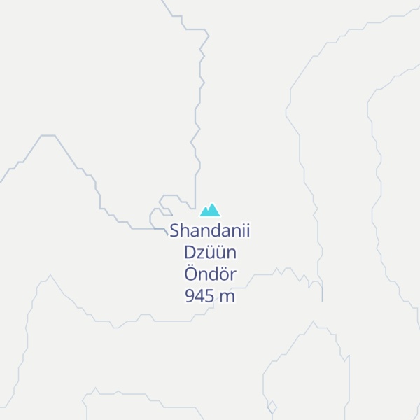 Map of Shandanii Dzüün Öndör