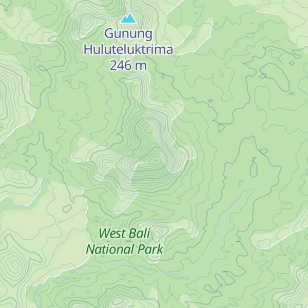 Map of Gunung Bangkiangjaran