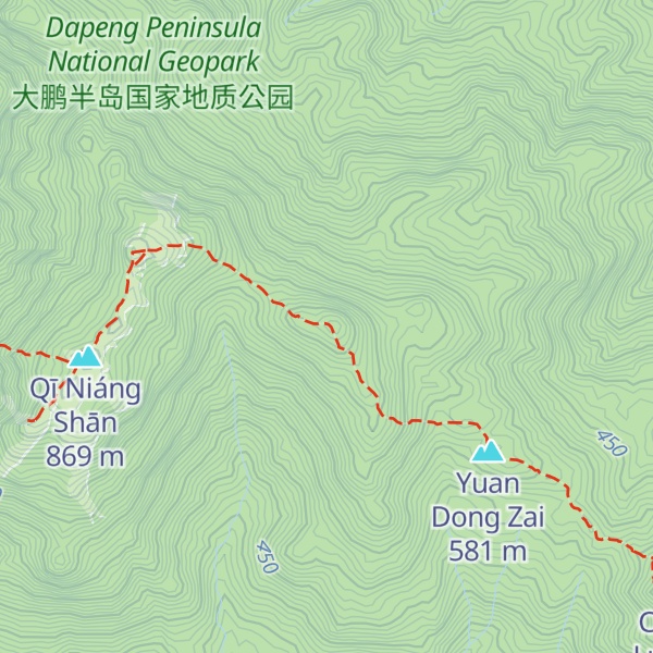 Map of Mo Lang Gou
