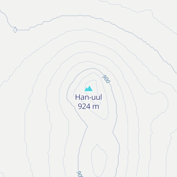 Map of Han-uul