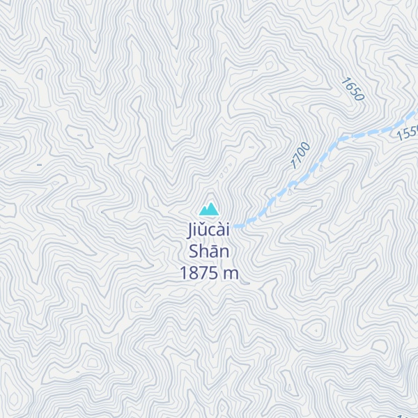 Map of Jiǔcài Shān
