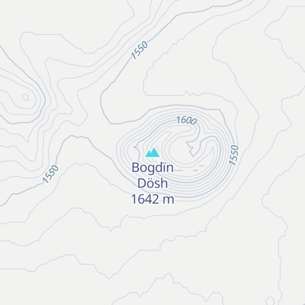 Map of Bogdïn Dösh
