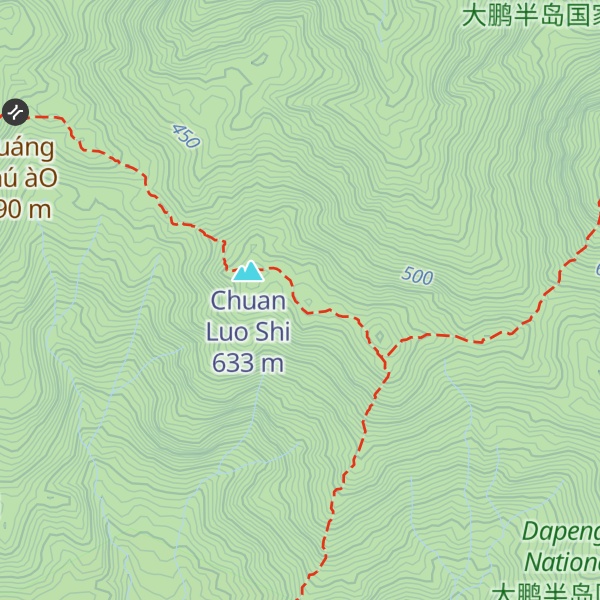 Map of Gǔ Lù Dūn