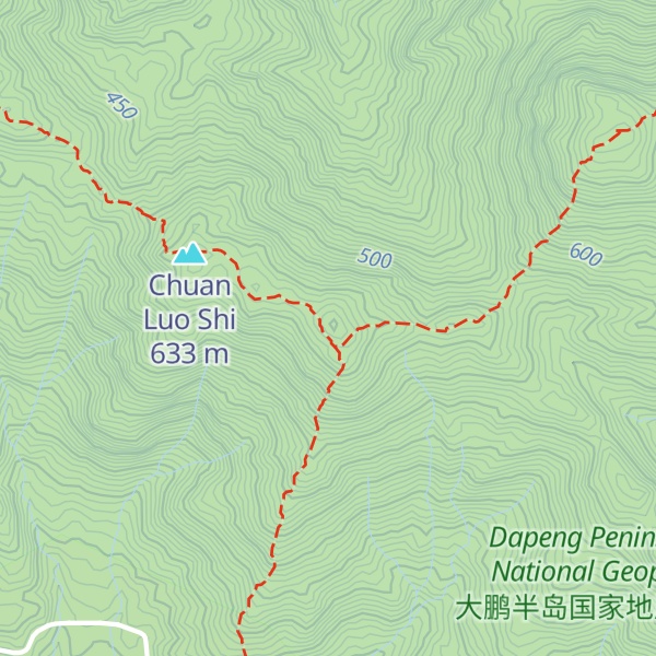 Map of Mt. Triangle
