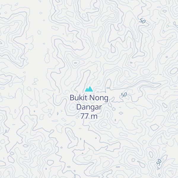 Map of Bukit Nong Dangar
