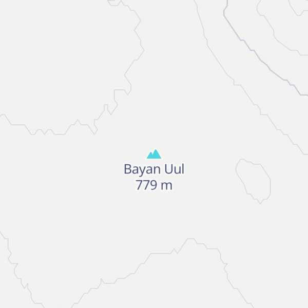 Map of Bayan Uul