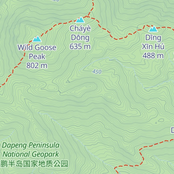 Map of Jian Feng Ya