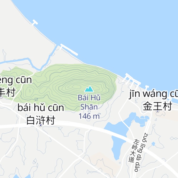 Map of Bái Hǔ Shān