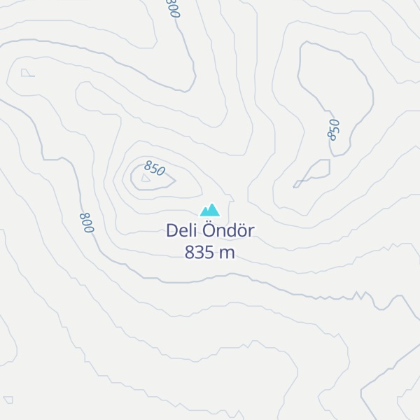 Map of Deli Öndör