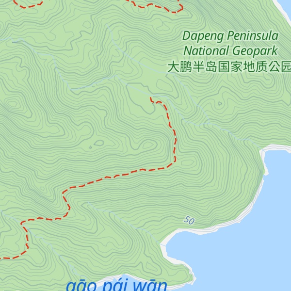 Map of Da Shi Tou