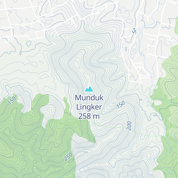 Map of Munduk Lingker