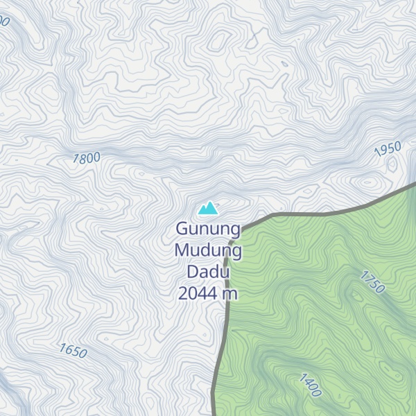 Map of Gunung Mudung Dadu