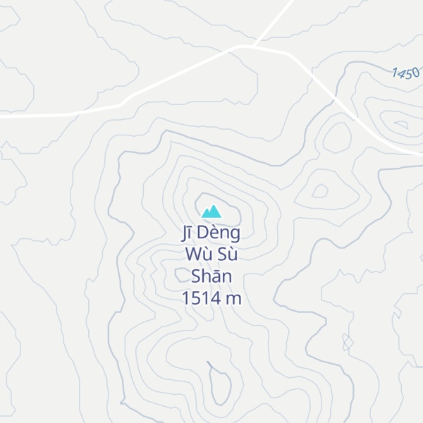 Map of Jī Dèng Wù Sù Shān