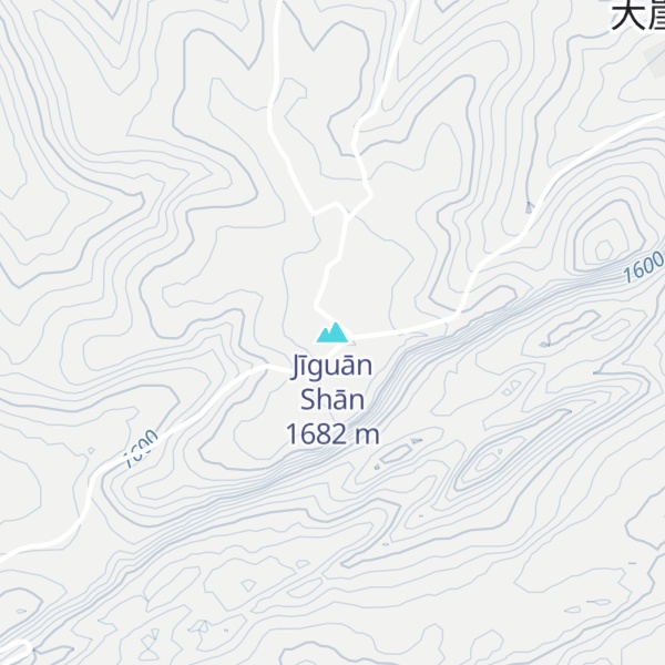 Map of Jīguān Shān